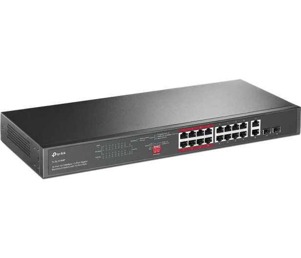 TP-Link 18p TL-SL1218MP (16x10/100Mbit PoE+, 2xSFP/Combo) - 1063914 - zdjęcie 2
